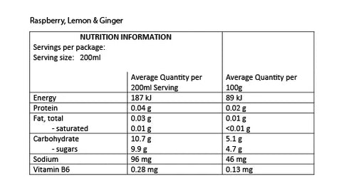 DAISY Morning Relief Raspberry, Lemon & Ginger (15 Serves) 180g-Matakana Pharmacy